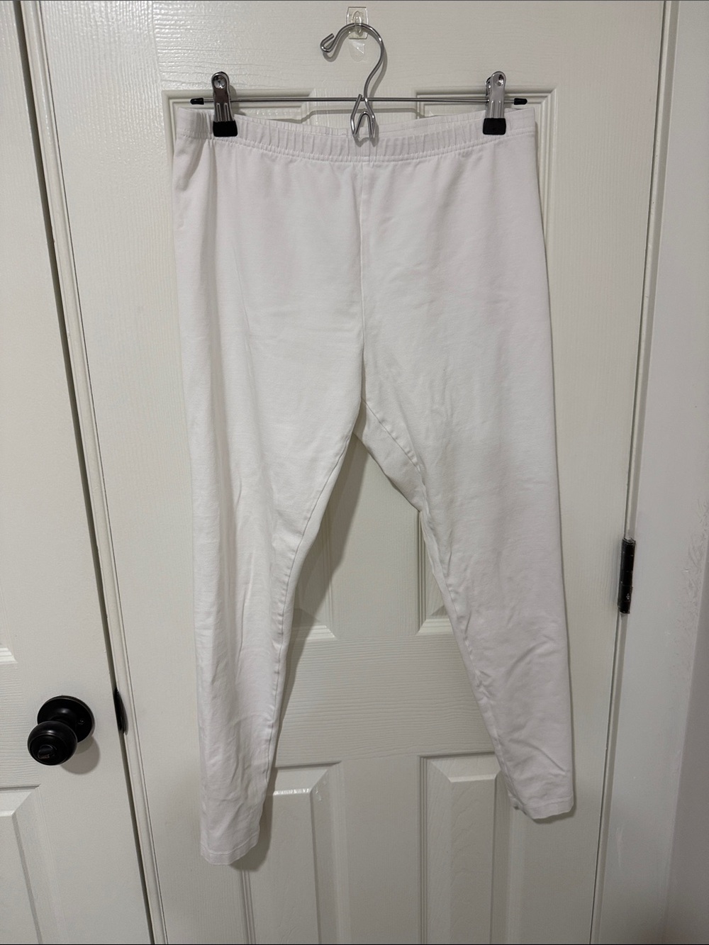 J. Jill White Women's Leggings - Elastic Waistband